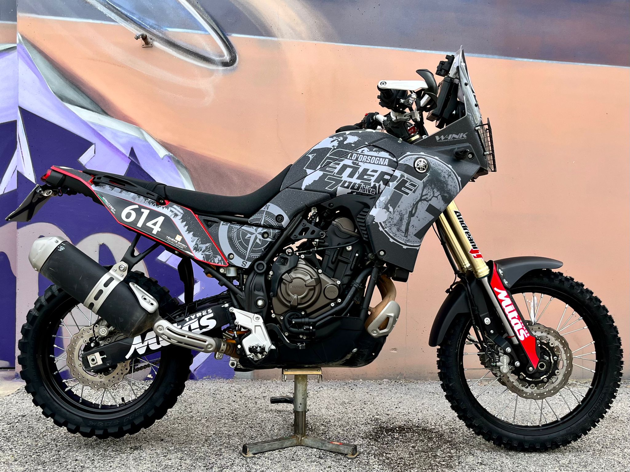 Customized Design for our Tenere 700 – by W-Ink Graphics